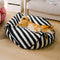 Modello a strisce alla moda Polygonal Cogoning Bean Bag Dog
