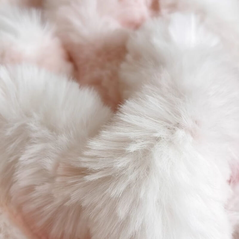 Protezione del materasso in morbido peluche di finto coniglio - Lenzuolo fitted