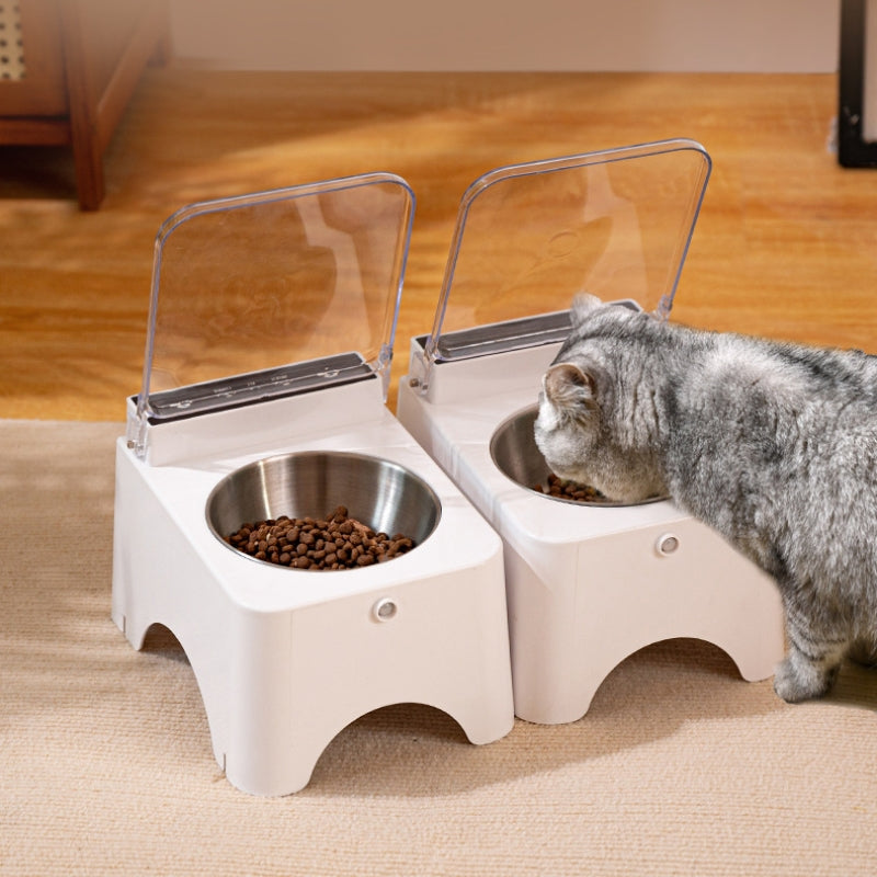 Alimentatore per animali con protezione antipolvere e induzione senza contatto.