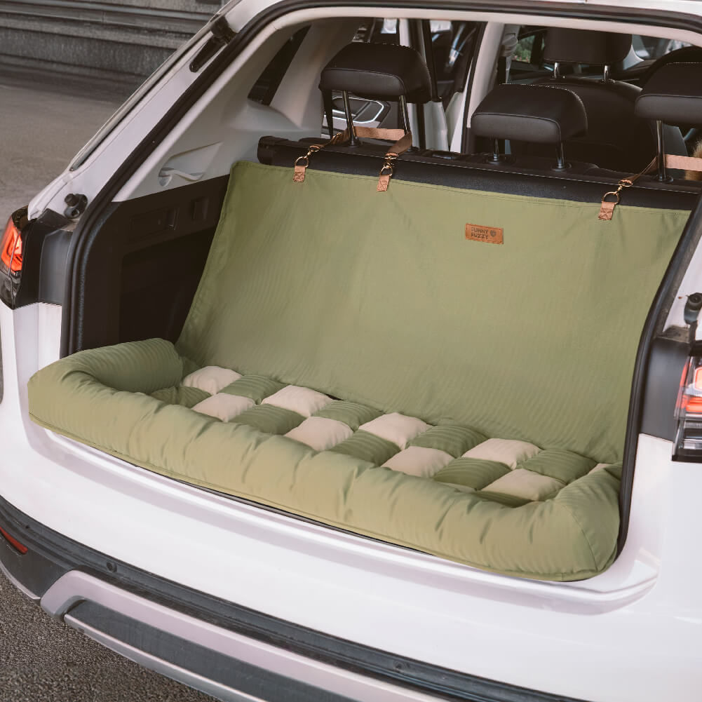 Sedile posteriore di sicurezza del cestino da viaggio Liced sedile per auto con cani - Scatto di scacchiere