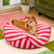 Modello a strisce alla moda Polygonal Cogoning Bean Bag Dog