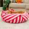 Modello a strisce alla moda Polygonal Cogoning Bean Bag Dog