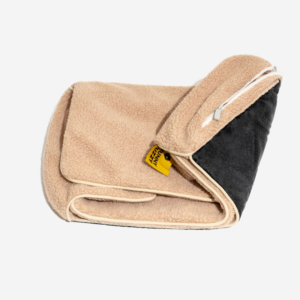 Coperta per lettino - Divano per cani e gatti a doppio strato in faux lambswool a righe trendy