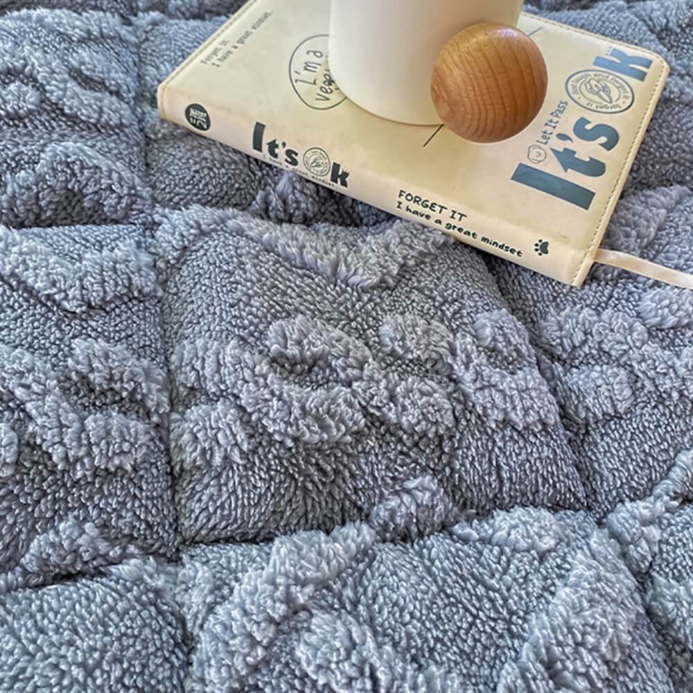 Coprimaterasso spesso e confortevole in jacquard torcido, antiscivolo