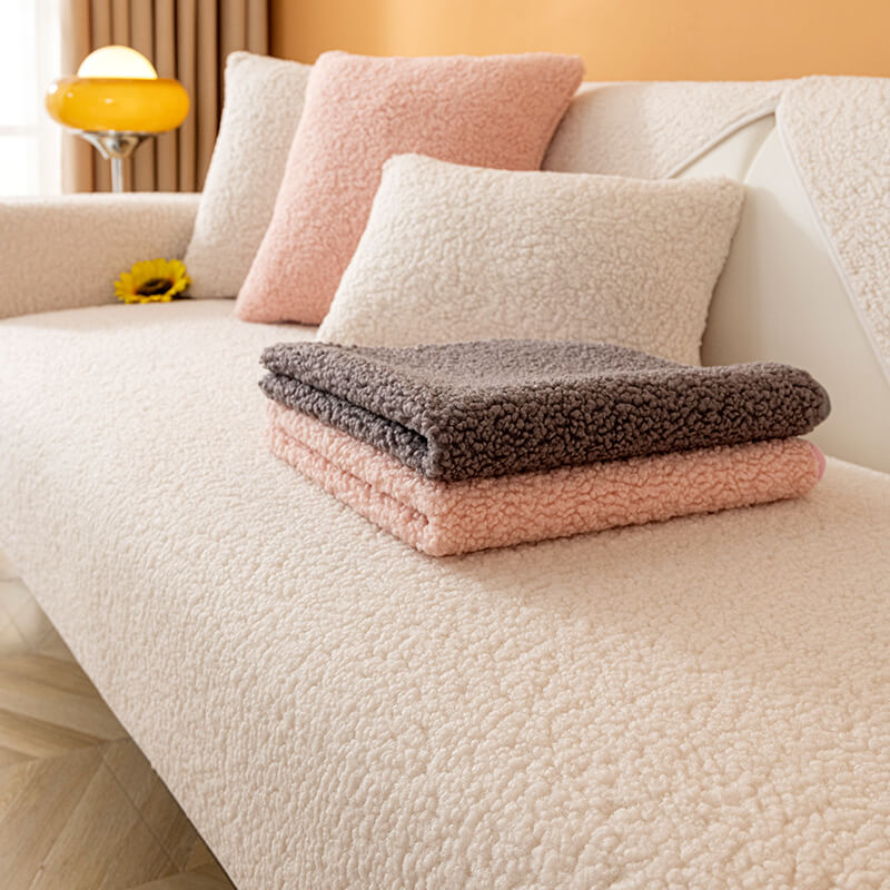 Copertura per divano ultrasoft in pile caldo antiscivolo