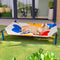 Lit pour chien surélevé en aluminium de style imprimé d'été vibrant - Summer Paradise