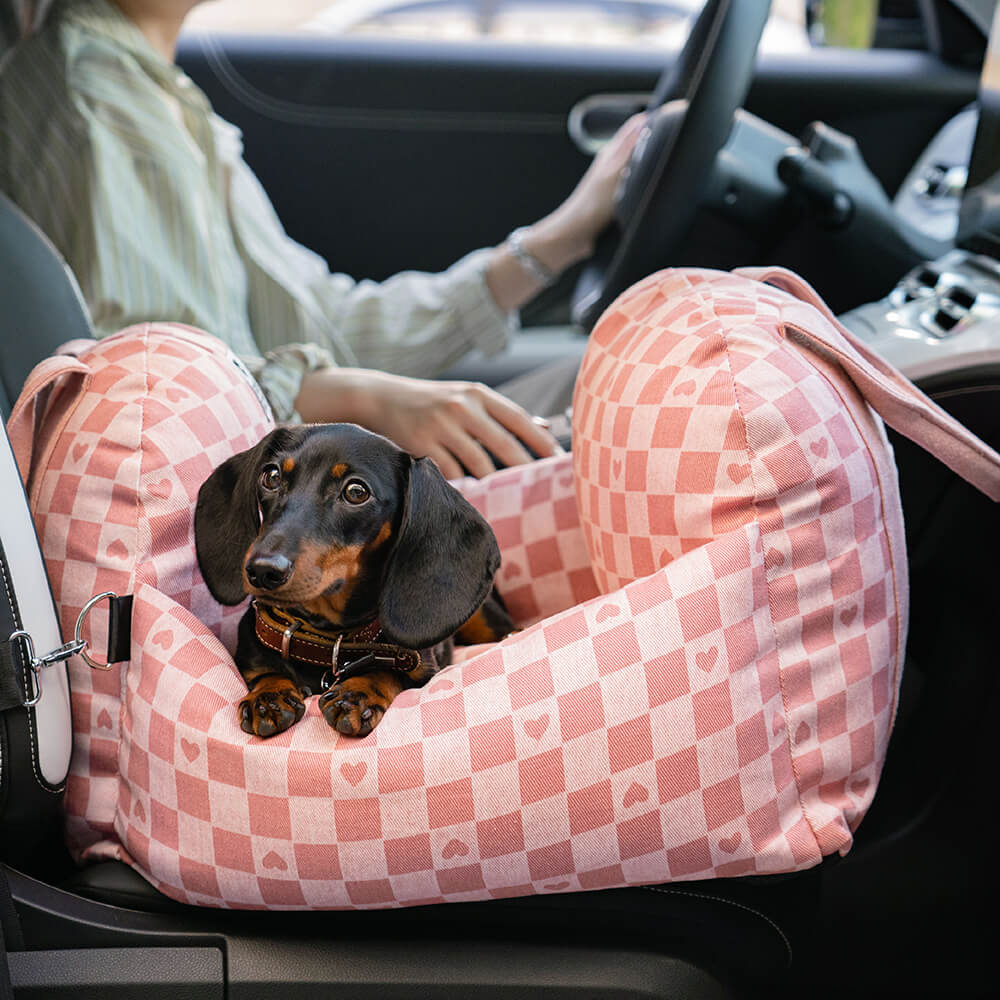 Letto per seggiolino auto per cani - Prima classe