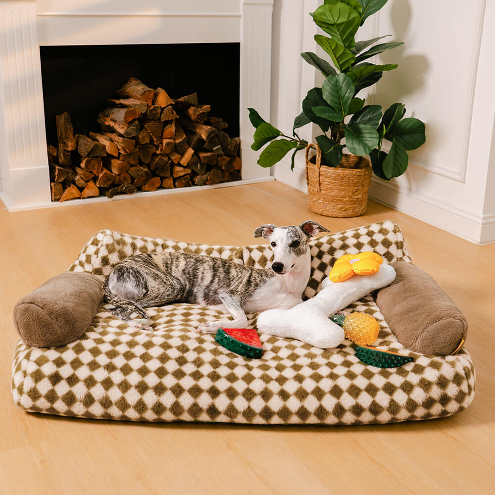 Divano Letto Vintage Leisure per Cani e Gatti con Diamante