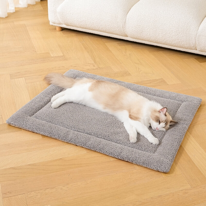 Tappetino per animali caldo, confortevole, antiscivolo e in pile.