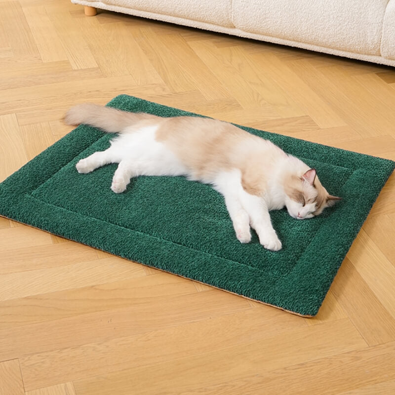 Tappetino per animali caldo, confortevole, antiscivolo e in pile.