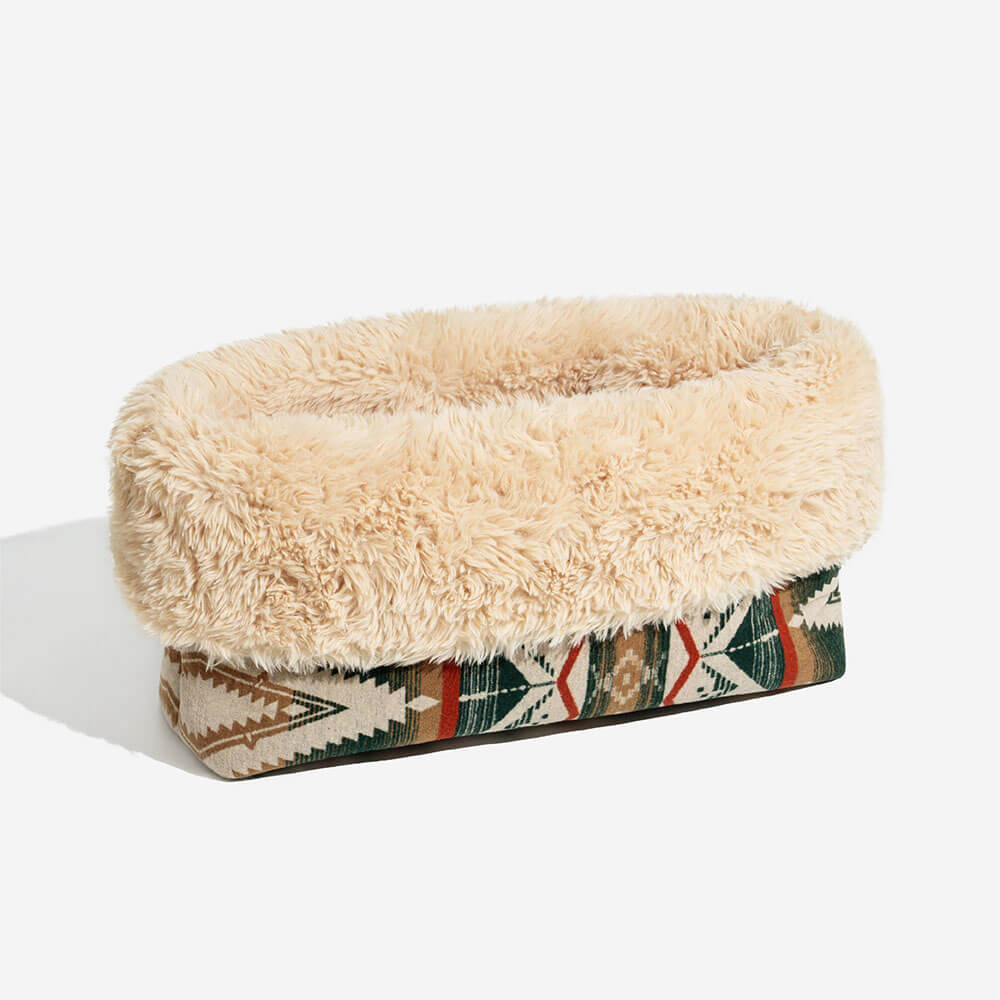 Sac de couchage chaud pliable entièrement enveloppé pour chat câlin