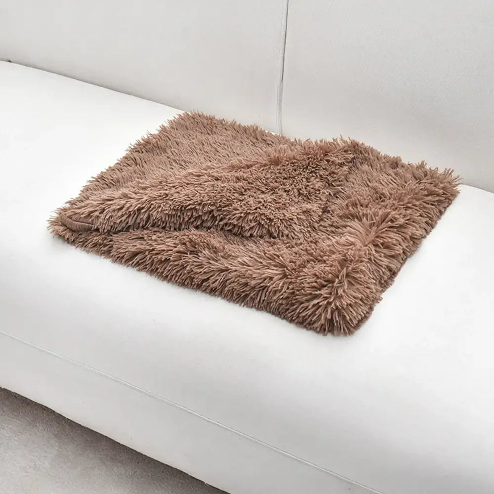 Tappetino per animali domestici in peluche caldo e profondo, antiscivolo