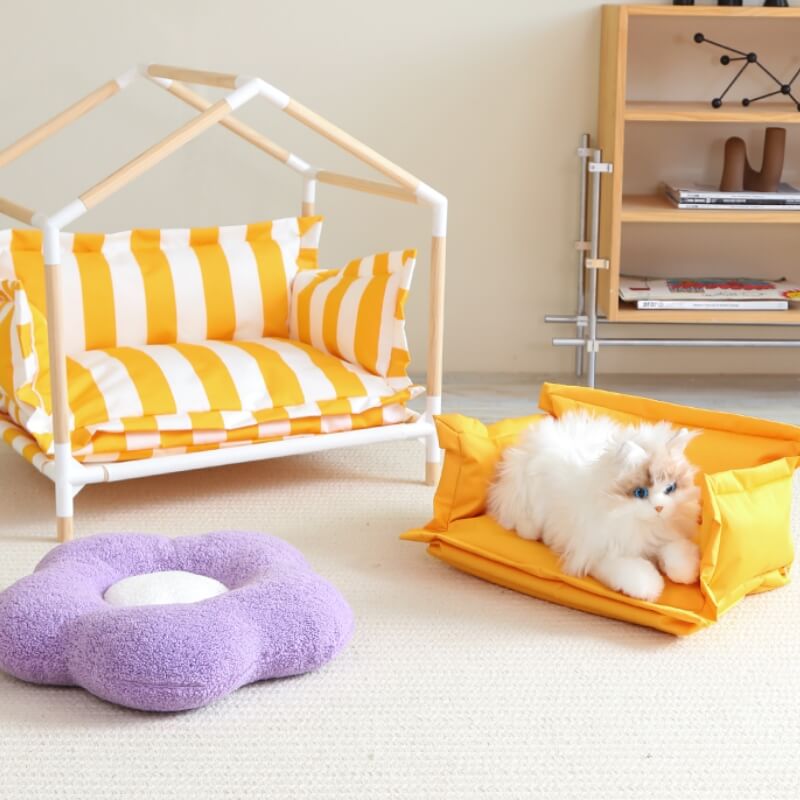 Waterproof Scratch Resistant Antibacterial Pet Sofa Dog Bed