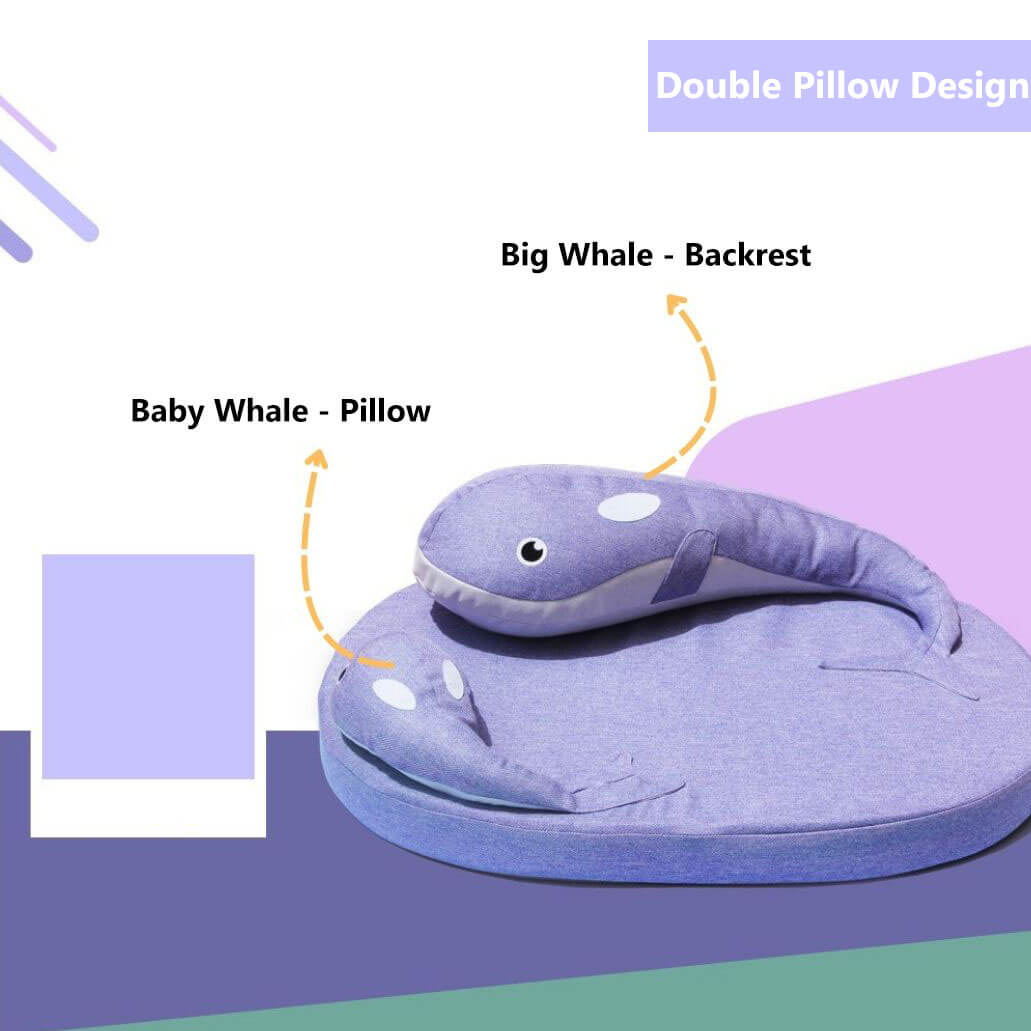 Letto per cani impermeabile multi-supporto Whale Deep Sleep Bed
