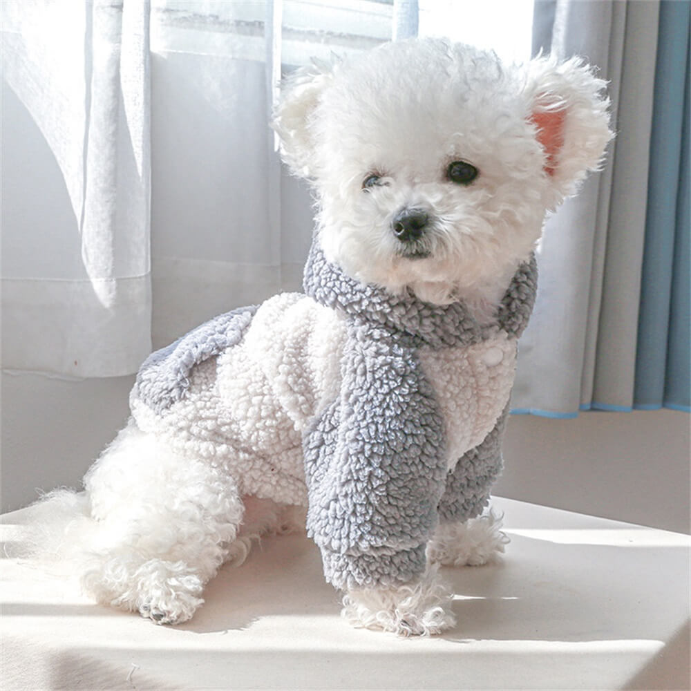 Sherpa Fleece Dog Hoodie – Ultra-Soft Winter Warmth for Your Pup