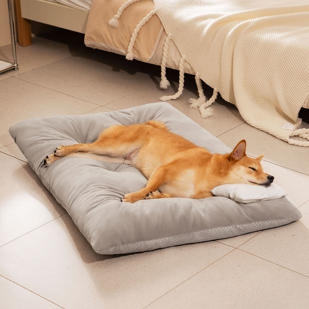 Tappetini per cani lavabili in peluche morbido e confortevole, a doppio lato, per calmare.