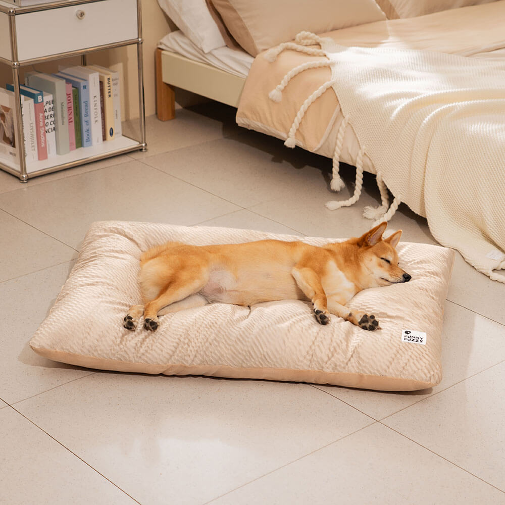 Tappetini per cani lavabili in peluche morbido e confortevole, a doppio lato, per calmare.