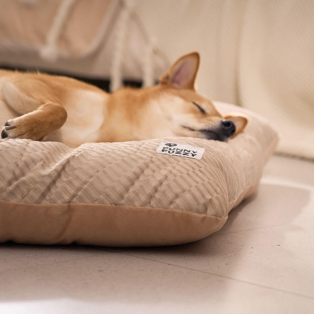 Tappetini per cani lavabili in peluche morbido e confortevole, a doppio lato, per calmare.