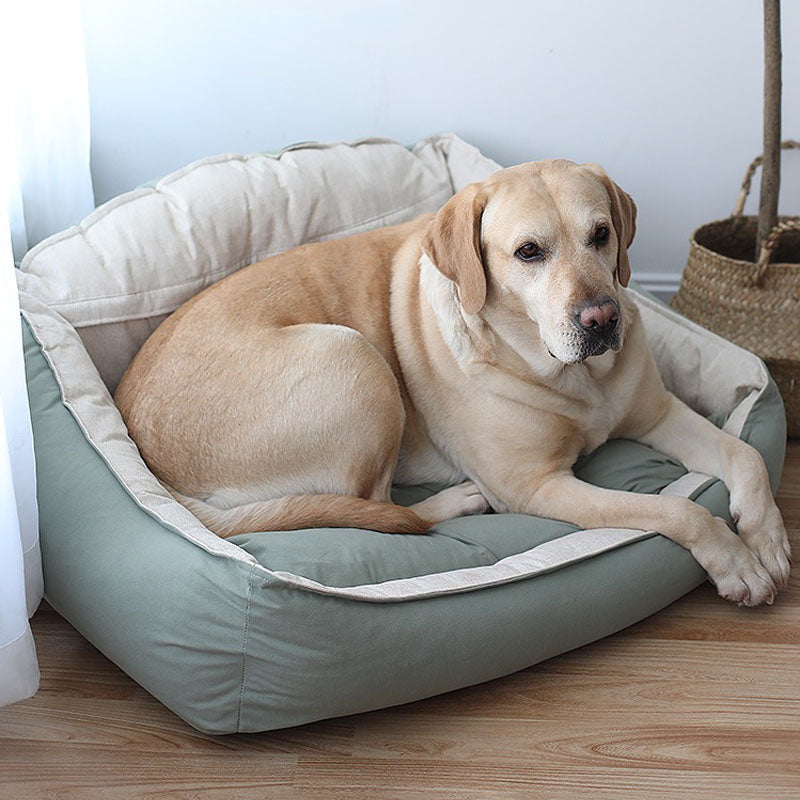 Semsket skinn – lit doux pour grand chien, lit pour animaux de compagnie, sommeil profond