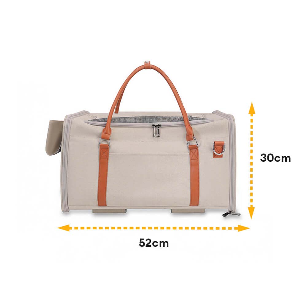 Trolley Multifunzionale 2 in 1 Staccabile Con Ruote Borsa Portatile Per Animali Domestici