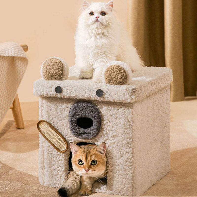 Cuccia per gatti pieghevole morbida serie Animal