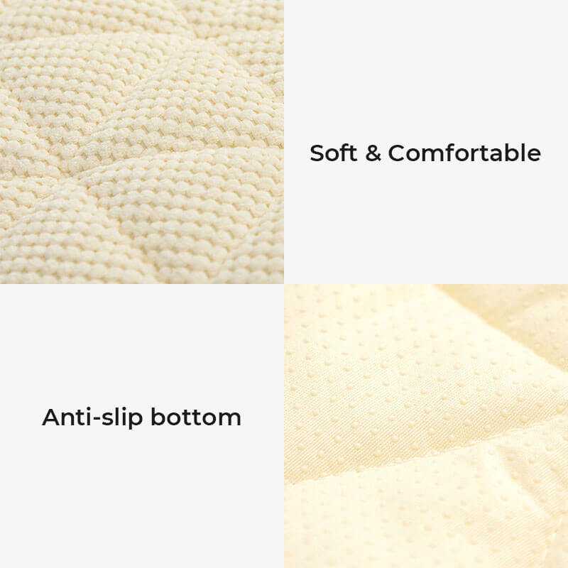 Copertura per divano non scivolosa in chenille a forma di pane