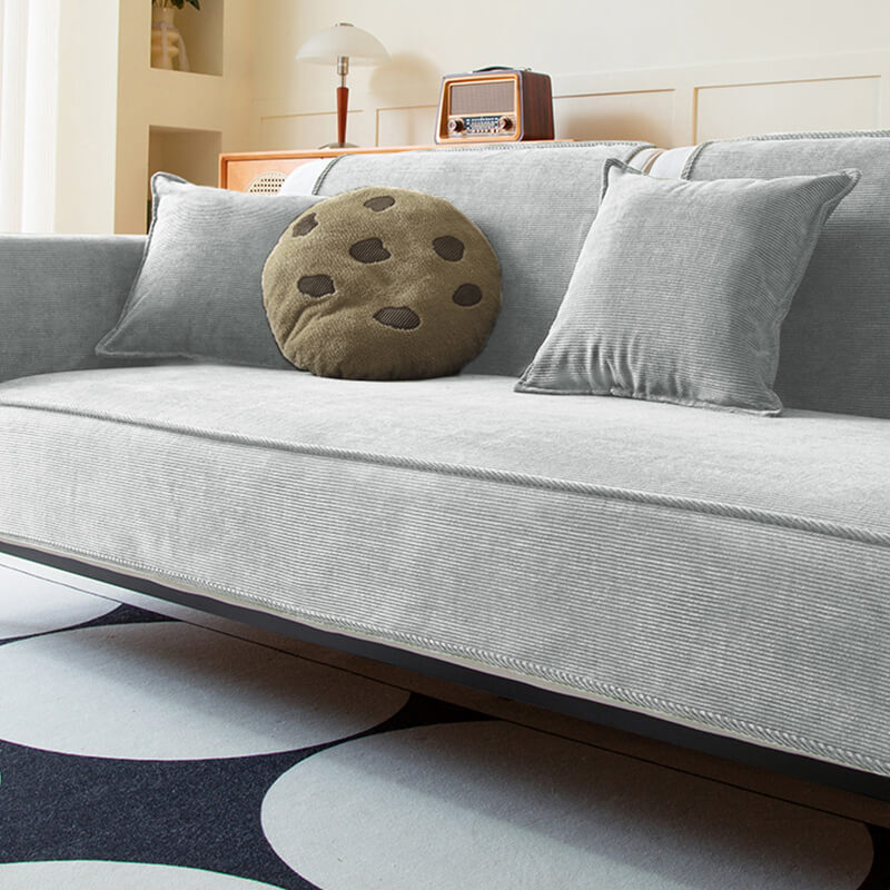 Copertura per Divano in Corduroy Chic con Antiscivolo
