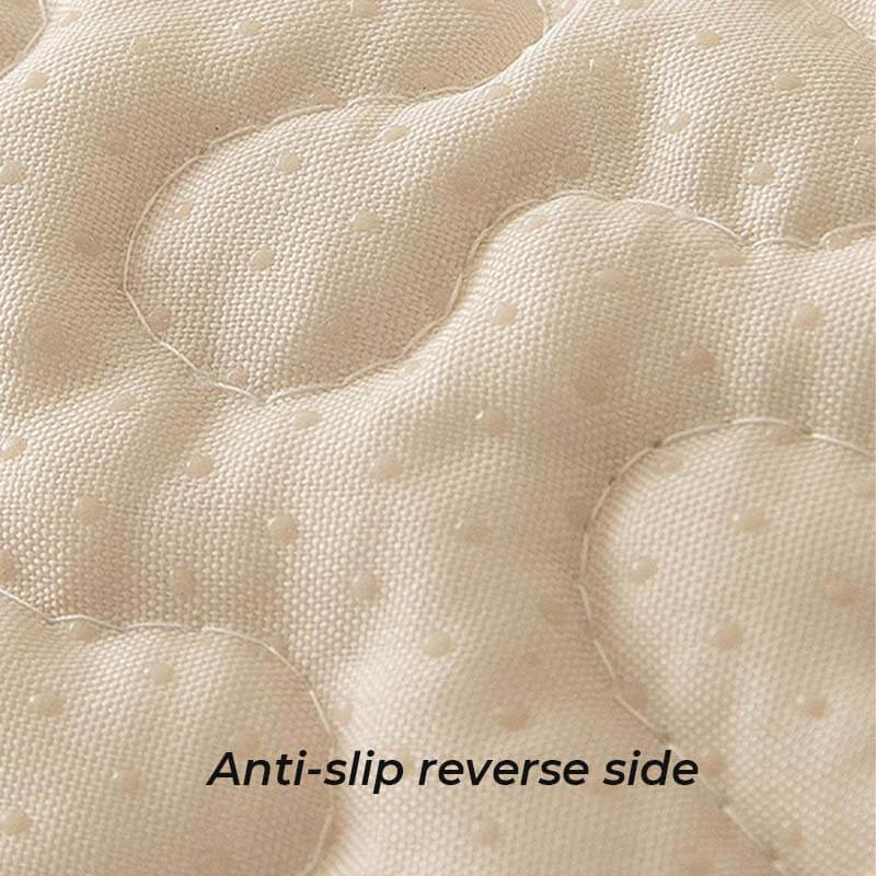 Copertura per divano in cotone a quadri antiscivolo