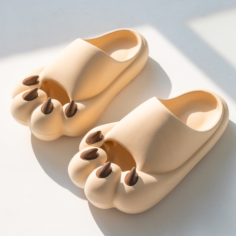 Creativo simpatico orso artiglio pantofole domestiche per cani giocattoli da masticare molare