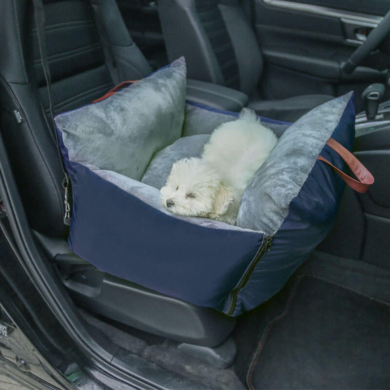 Letto per trasportino per auto da viaggio per animali domestici a doppia faccia Letto per seggiolino per auto impermeabile per cani