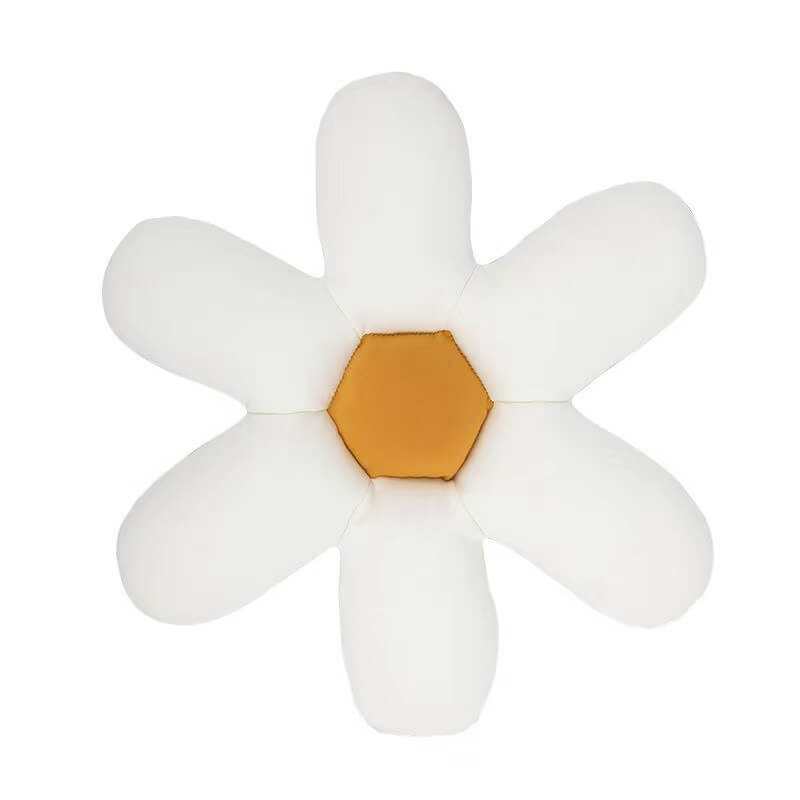 Cuscino da divano ricamato con margherite