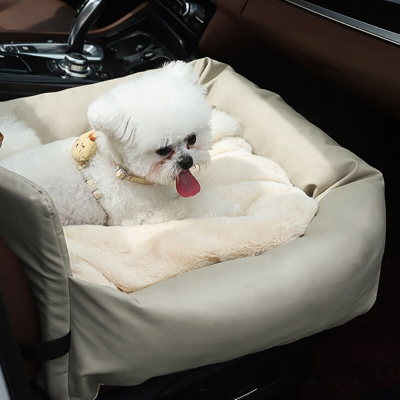 Letto per seggiolino auto per cani di sicurezza per guida impermeabile in ecopelle