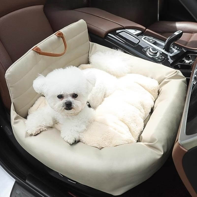 Letto per seggiolino auto per cani di sicurezza per guida impermeabile in ecopelle