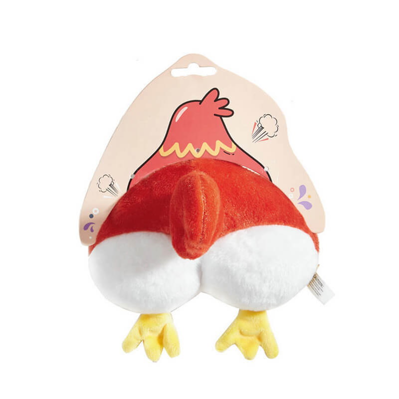 Divertente Giocattolo di Peluche per Cani Squeaky - Sedere