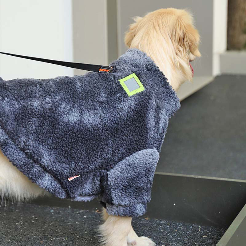 Manteaux de veste pour chien à fourrure tie-dye