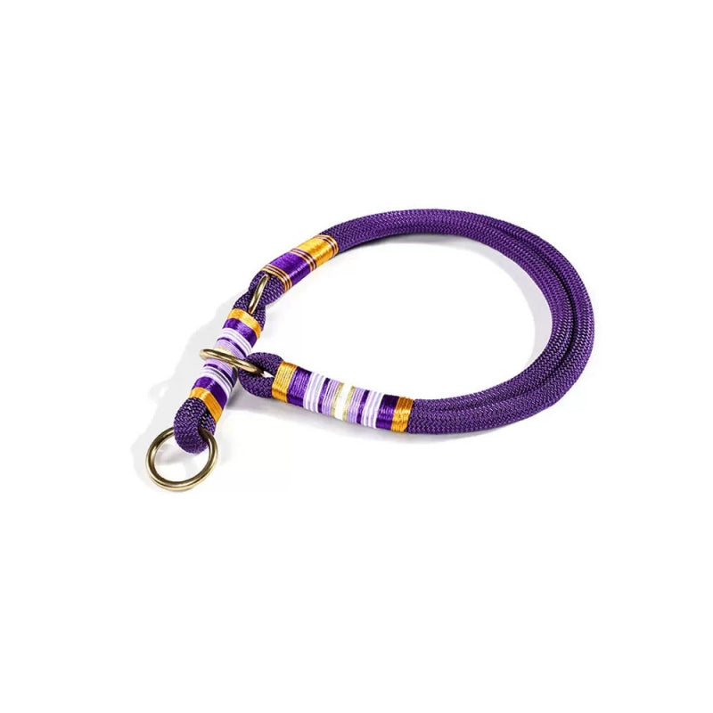 Collare da addestramento per accessori per cani con corda intrecciata lavorata a mano senza tirare