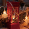 LED-Lichterkette mit Weihnachtsmotiv, Rentier und Schneeflocke, USB-Lichterkette