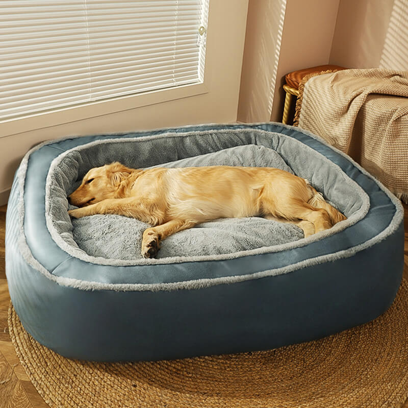 Letto per cani ortopedico grande e caldo per dormire in profondità