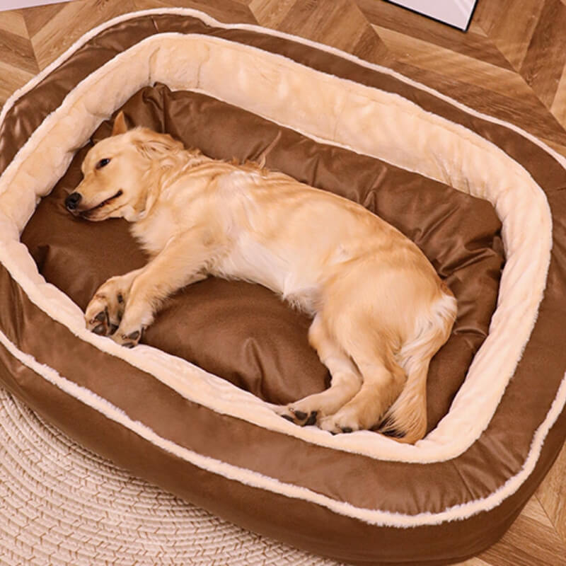 Letto per cani ortopedico grande e caldo per dormire in profondità