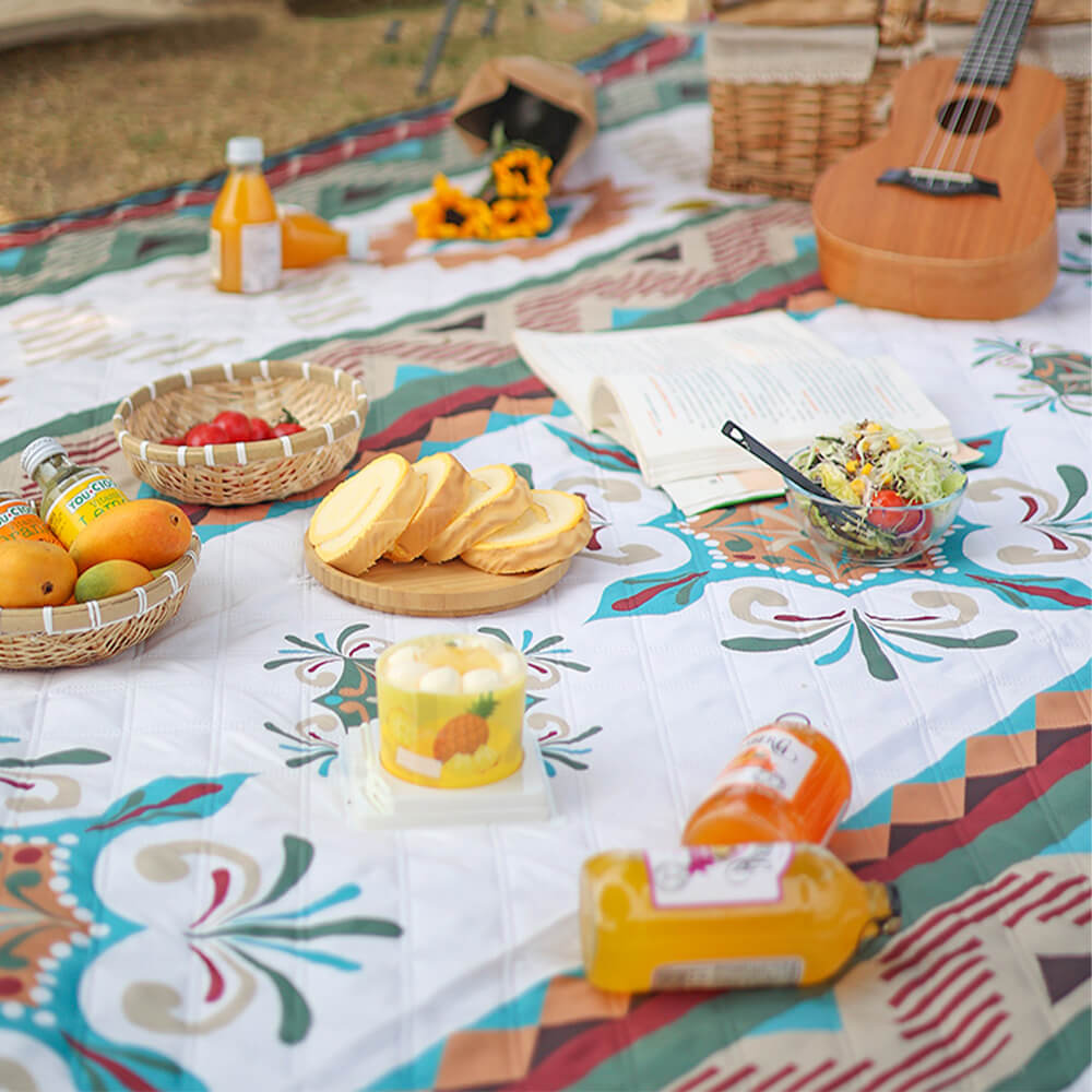 Tappetino da picnic pieghevole impermeabile ad ultrasuoni marocchino per esterni