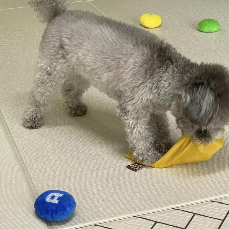 Giocattoli di caramelle in peluche, giocattoli alimentari tibetani, giocattoli per cani.