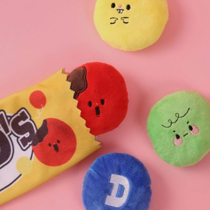 Giocattoli di caramelle in peluche, giocattoli alimentari tibetani, giocattoli per cani.
