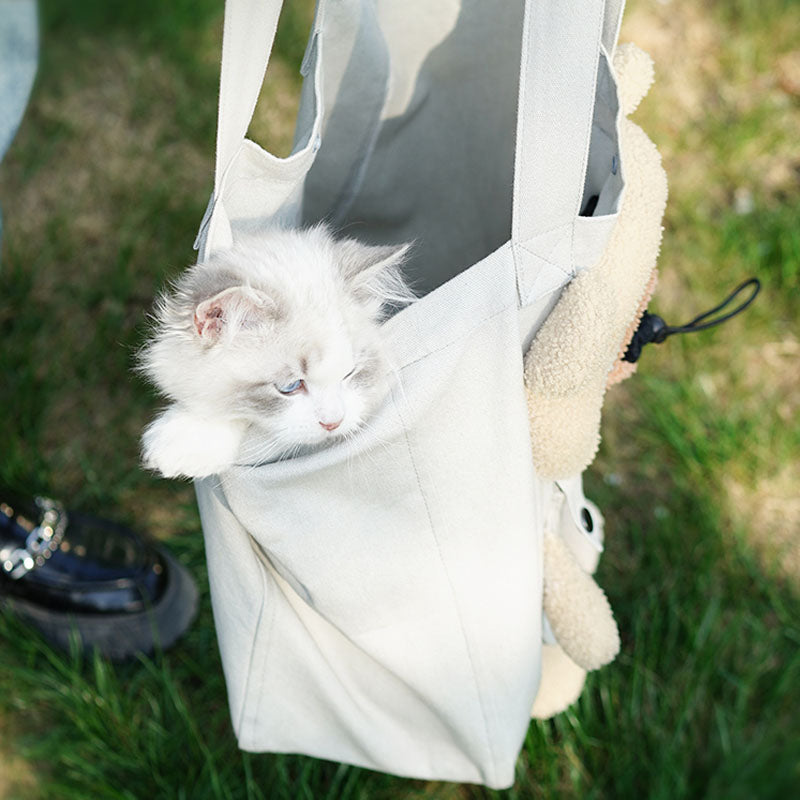 Borsa da viaggio portatile e traspirante per animali domestici