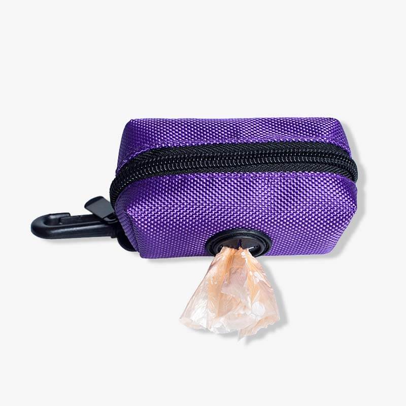 Borsa per passeggiate con cani in tessuto Oxford portatile, dispenser per sacchetti per rifiuti per cani