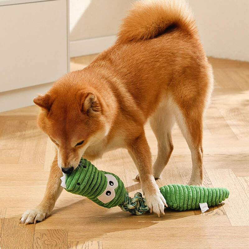 Giocattolo interattivo per cani a corda squeaky - Serie animali