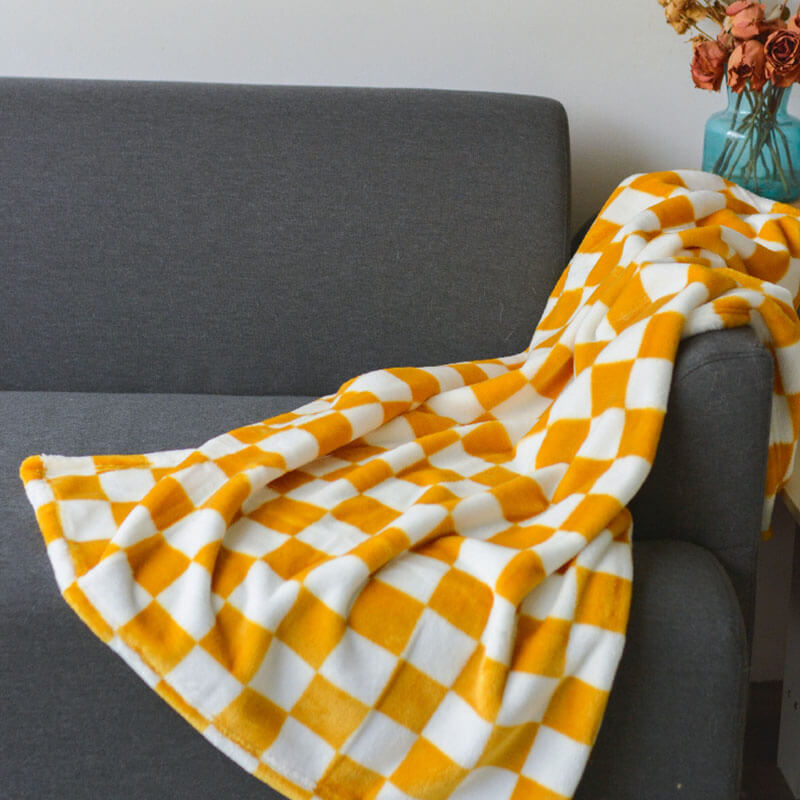 Coperta per animali in flanella a quadretti elegante per cani e gatti