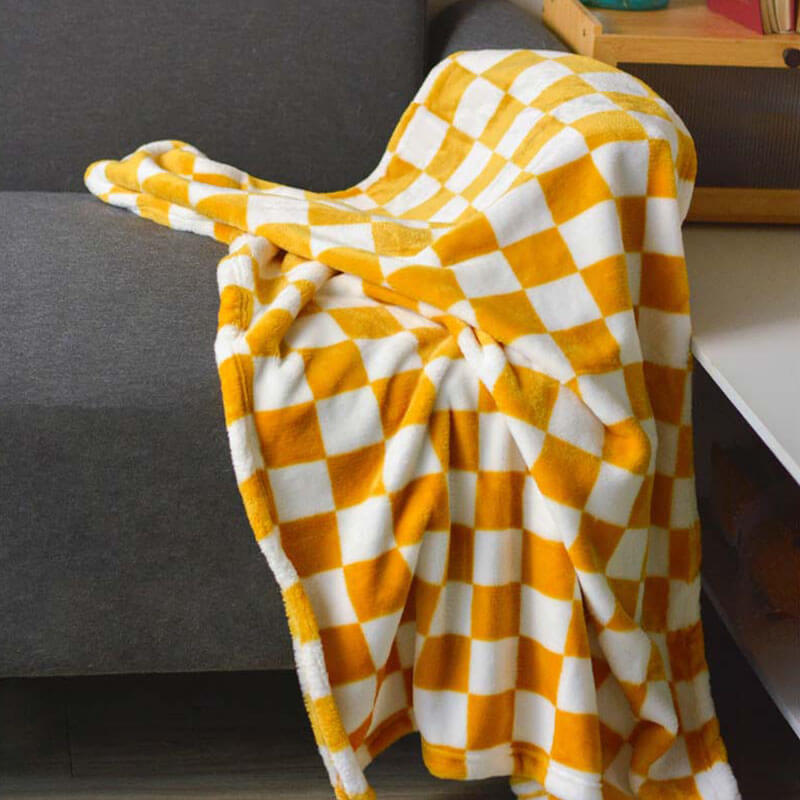 Coperta per animali in flanella a quadretti elegante per cani e gatti