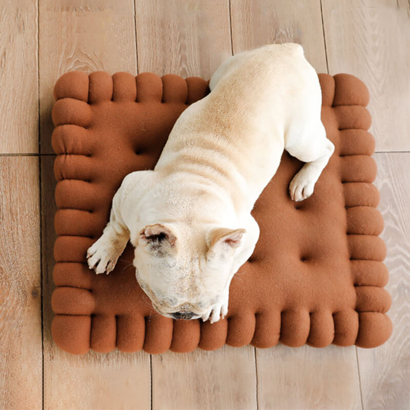 Letto per Cani a Cuscino a Punti Biscotto