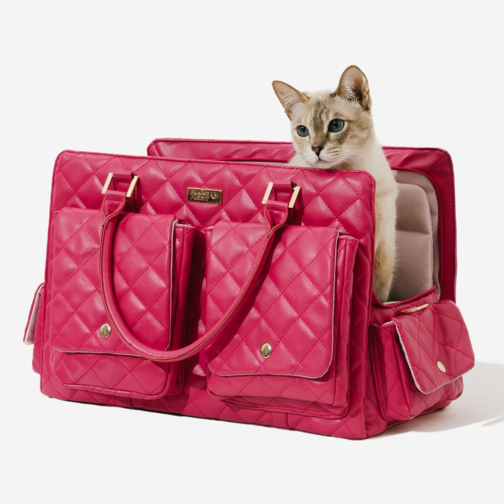 Borsa per animali da viaggio condivisa, grande, elegante, multifunzionale, per cani umani e cani - Coda errante