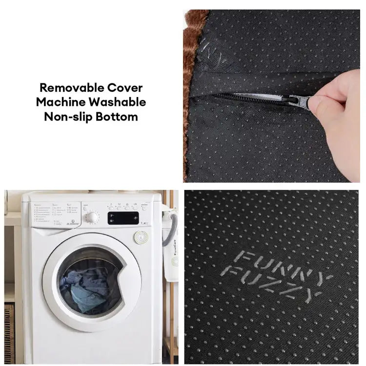 Letto ortopedico per animali domestici staccabile a forma di torta fluffy – DreamBake